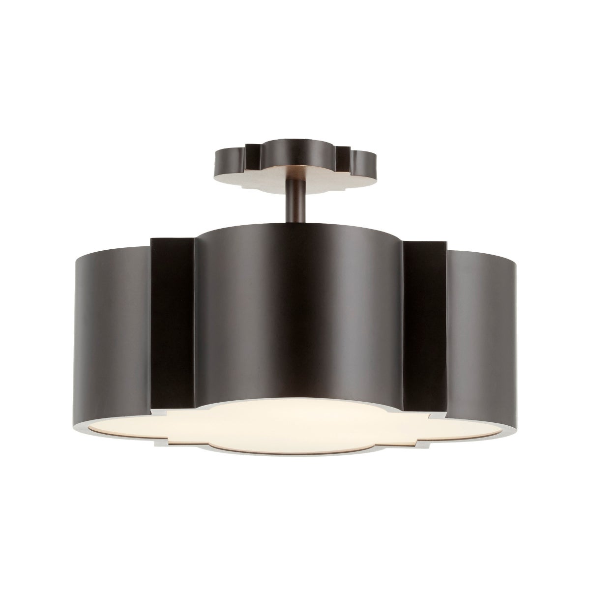 Wyatt Dual Mount 3-Light | Black - Large