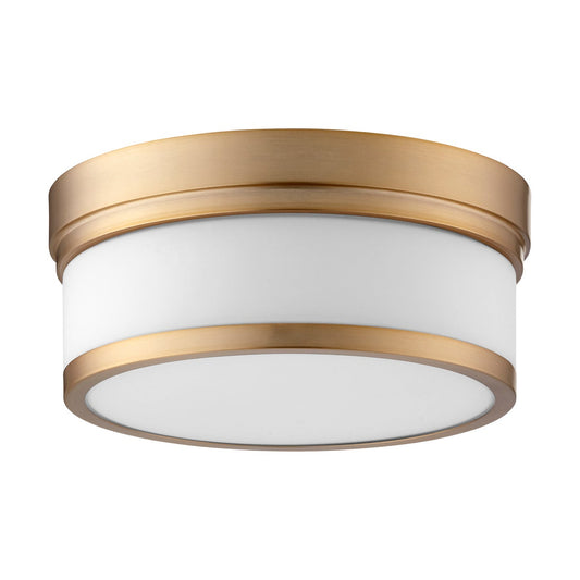 Celeste 12 Inch Ceiling Mount Aged Brass