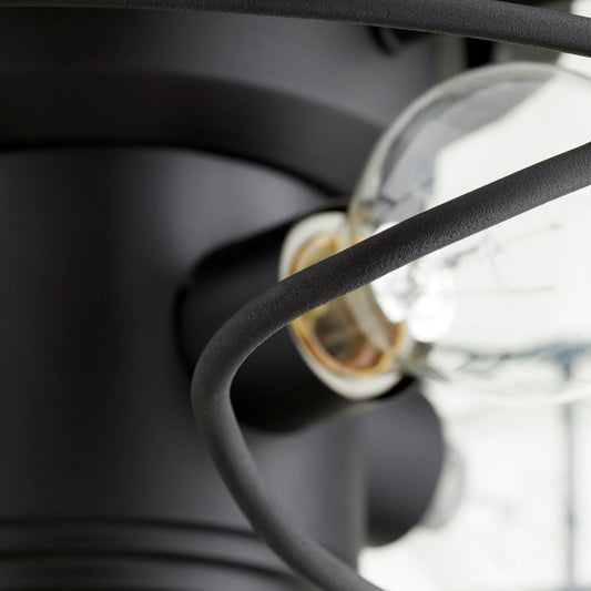 Industrial Ceiling Mount - Black