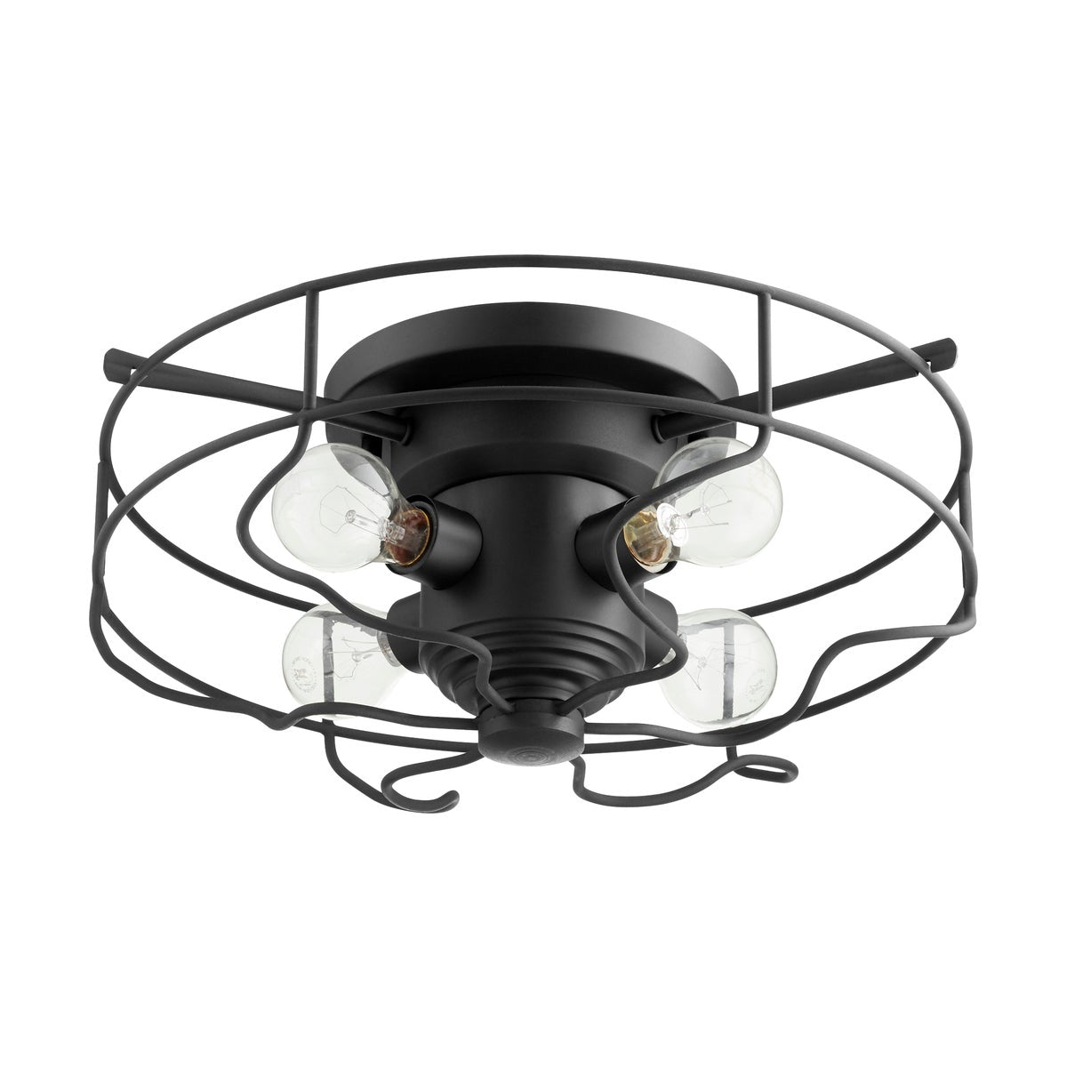 Industrial Ceiling Mount - Black