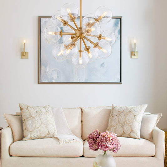 Harbin 1 Light Wall Mount - Aged Brass