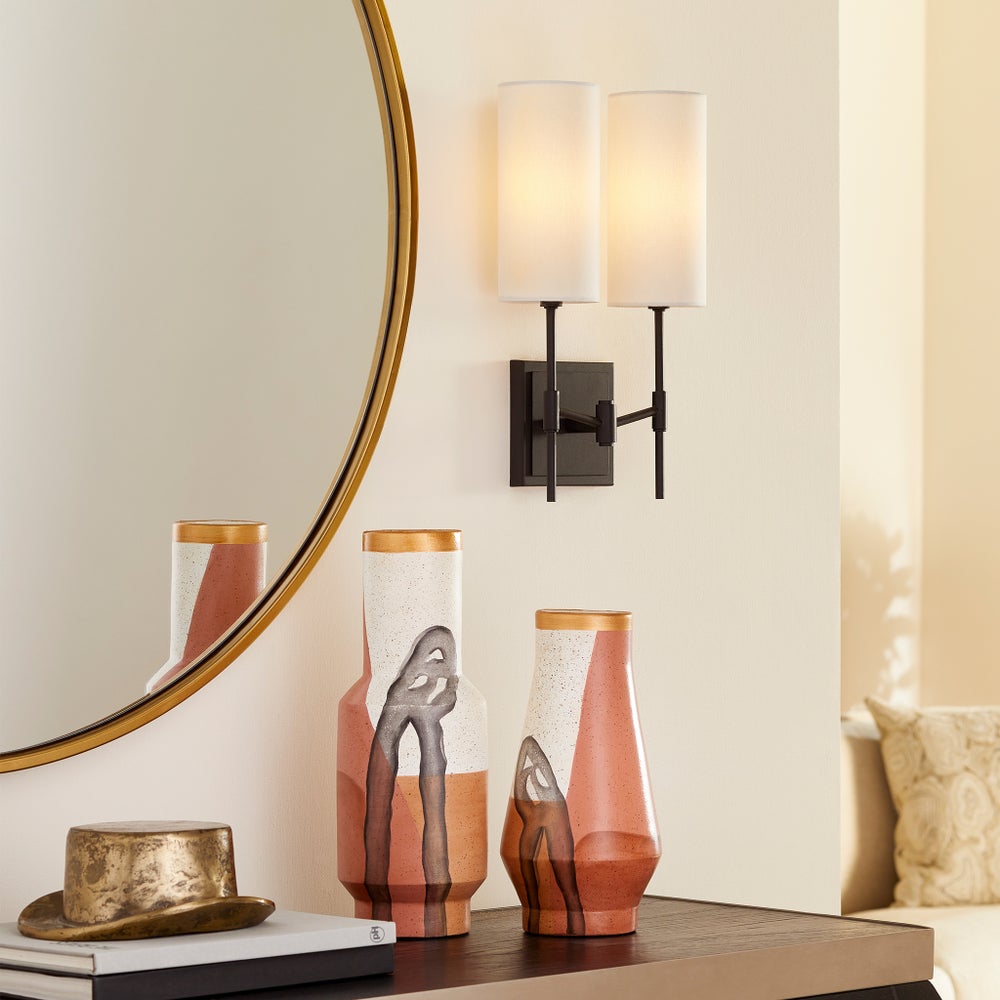 Hamilton 2 Light Wall Mount - Matte Black