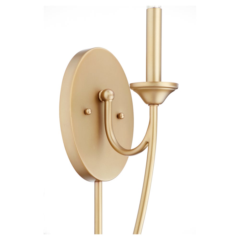 Brooks 1 Light Wall Mount - Aged Brass