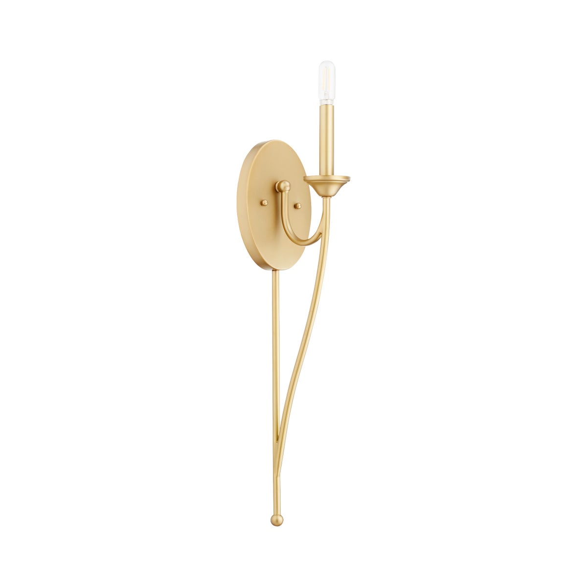Brooks 1 Light Wall Mount - Aged Brass