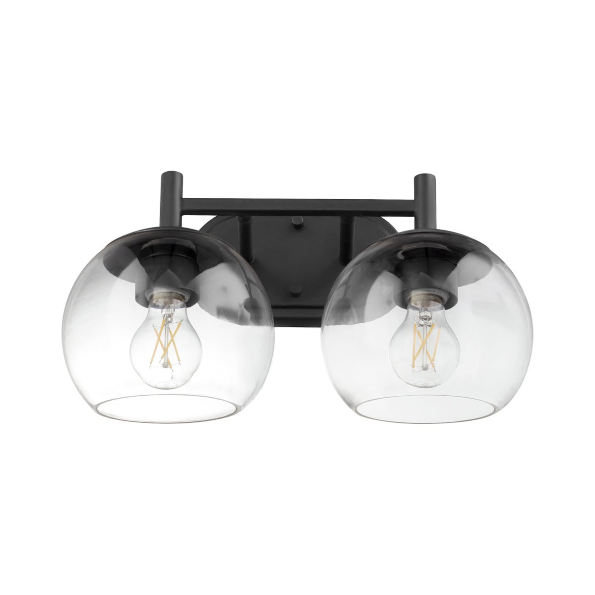 Lyon 2 Light Vanity Matte Black