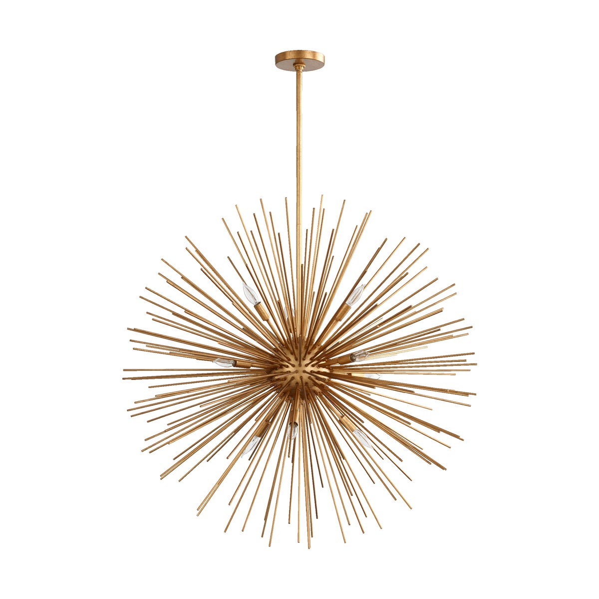 Electra Gold Leaf Contemporary Pendant