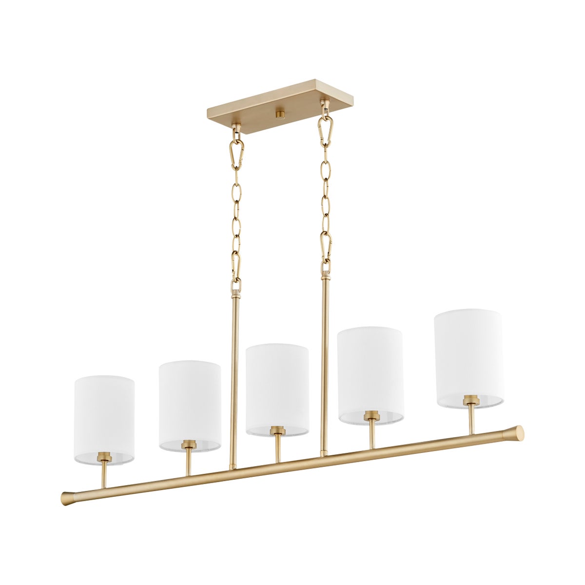 Harmony 5 Light Linear - Aged Brass