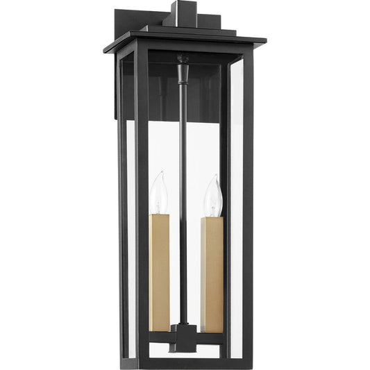 Westerly 20" 2-Light Black Outdoor Wall Lantern