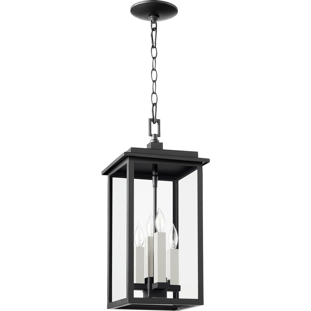 Westerly 21" 4-Light Black Outdoor Pendant