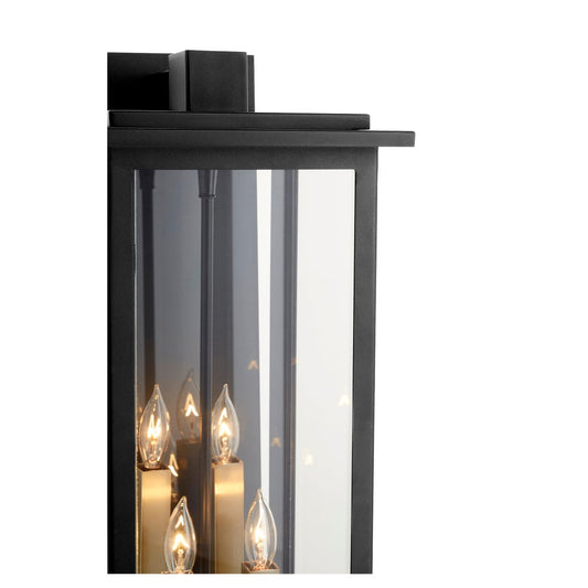 Westerly 25" 4-Light Black Outdoor Wall Lantern