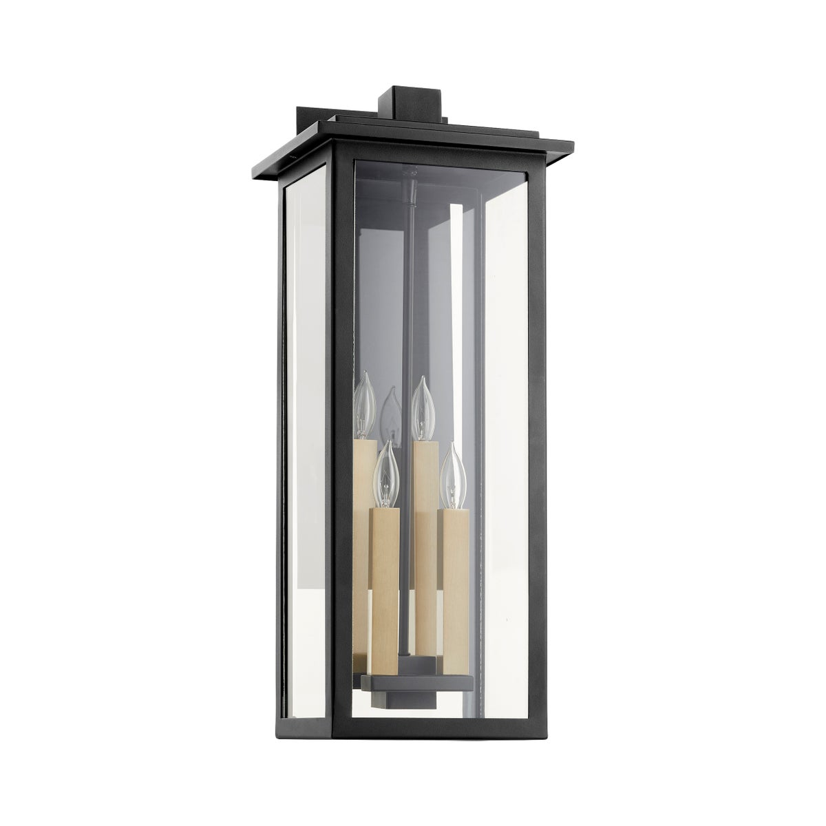 Westerly 25" 4-Light Black Outdoor Wall Lantern