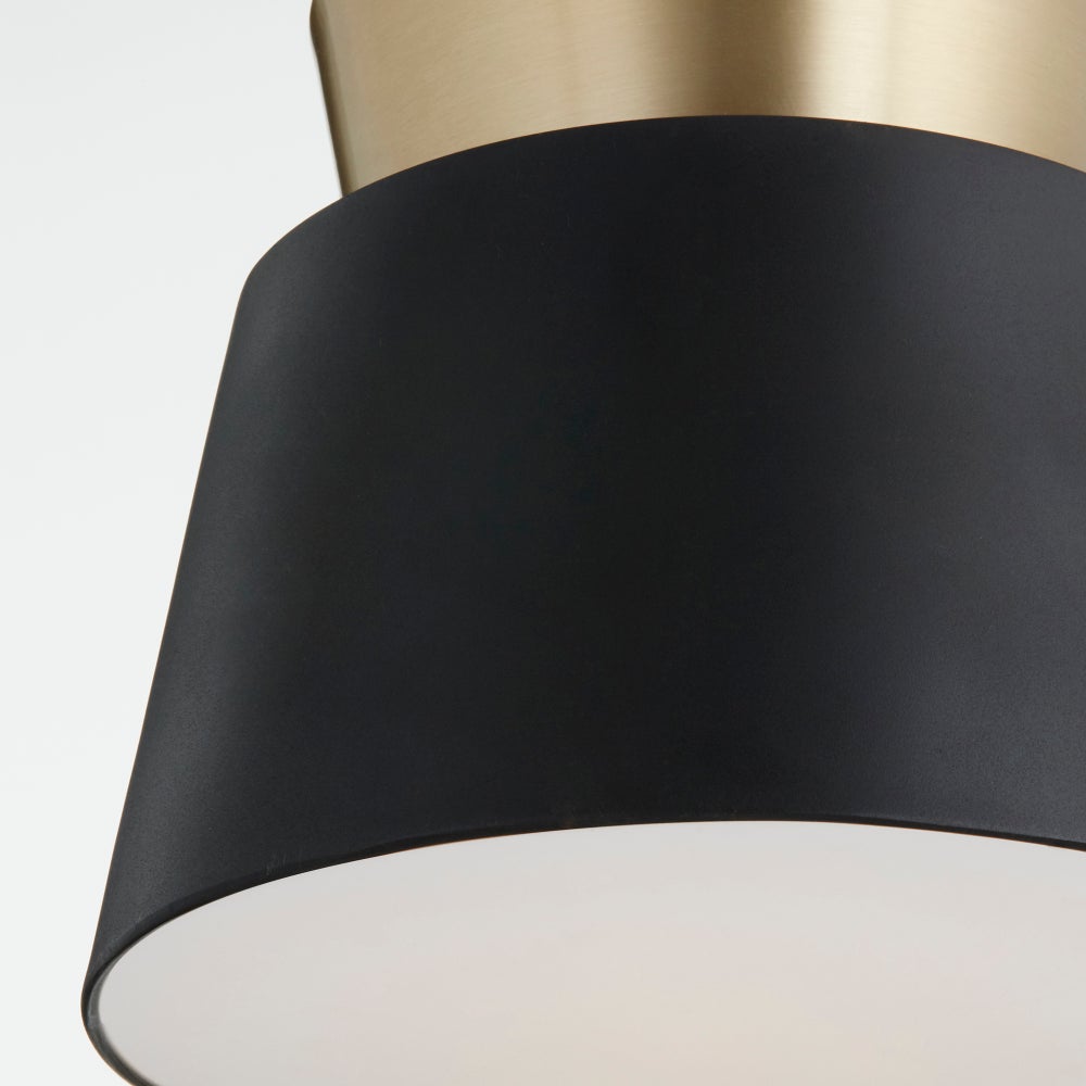 Black Modern and Contemporary Pendant