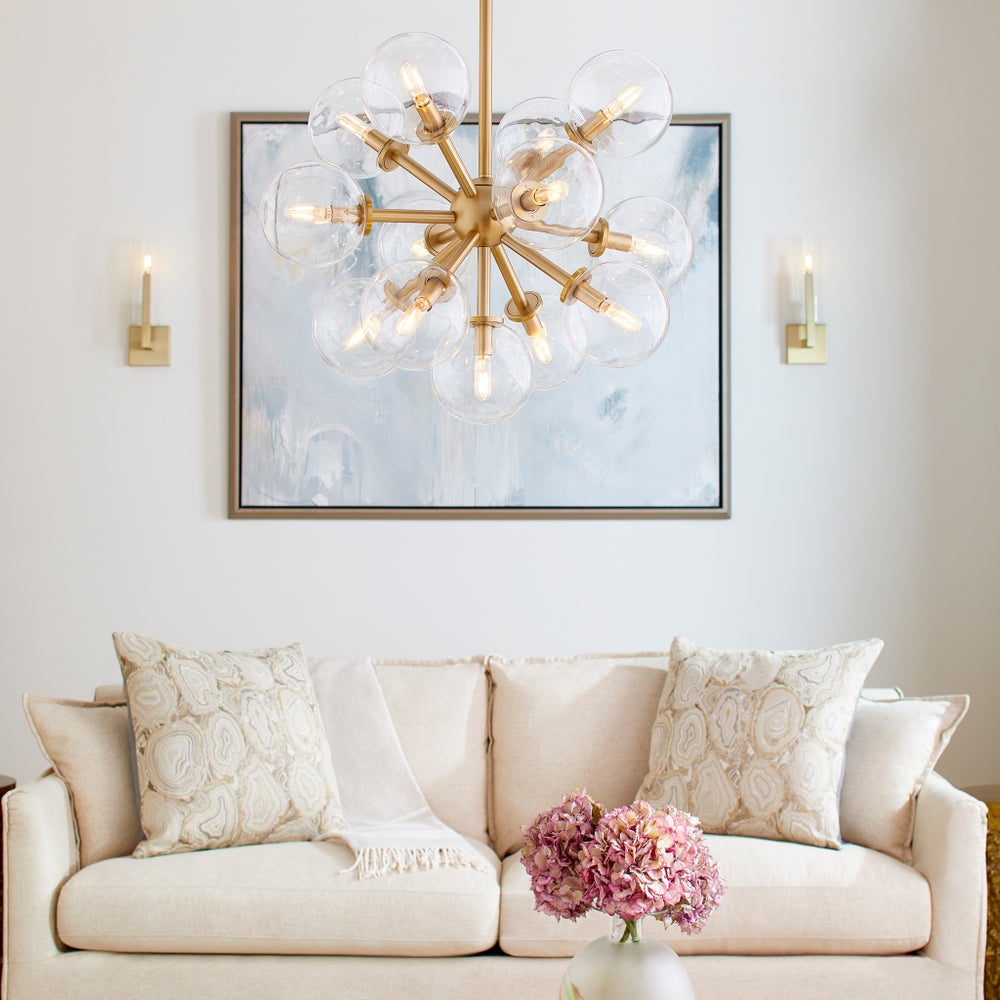 Rovi 13 Light Pendant - Aged Brass