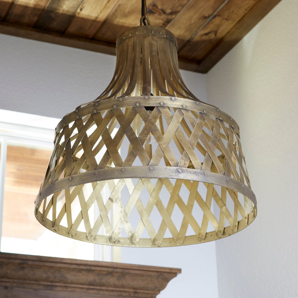 Artisan's Brass Handcrafted Pendant