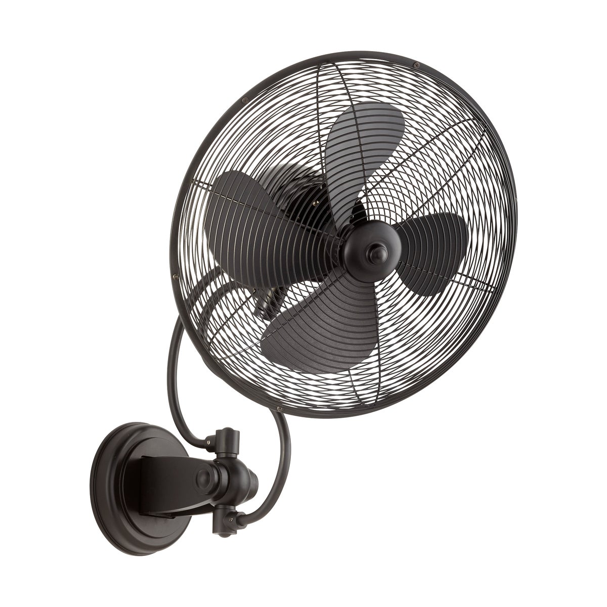 Piazza 14-in Black Indoor/Outdoor Wall Fan