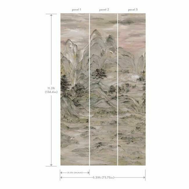Misty Mountain Wall Mural