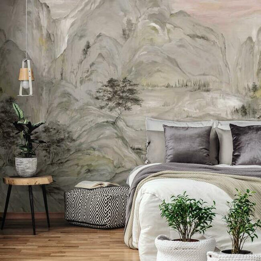 Misty Mountain Wall Mural