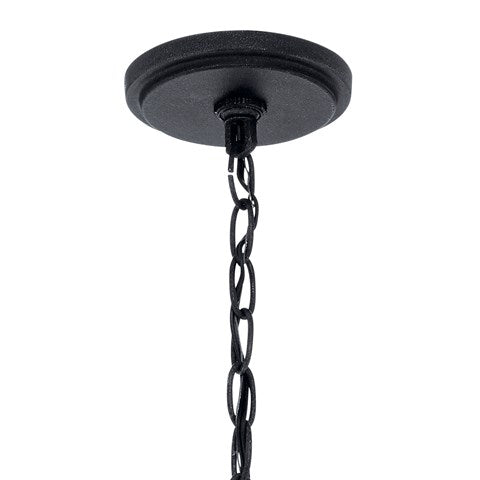 Brisbane 6 Light Chandelier Distressed Black - lighting