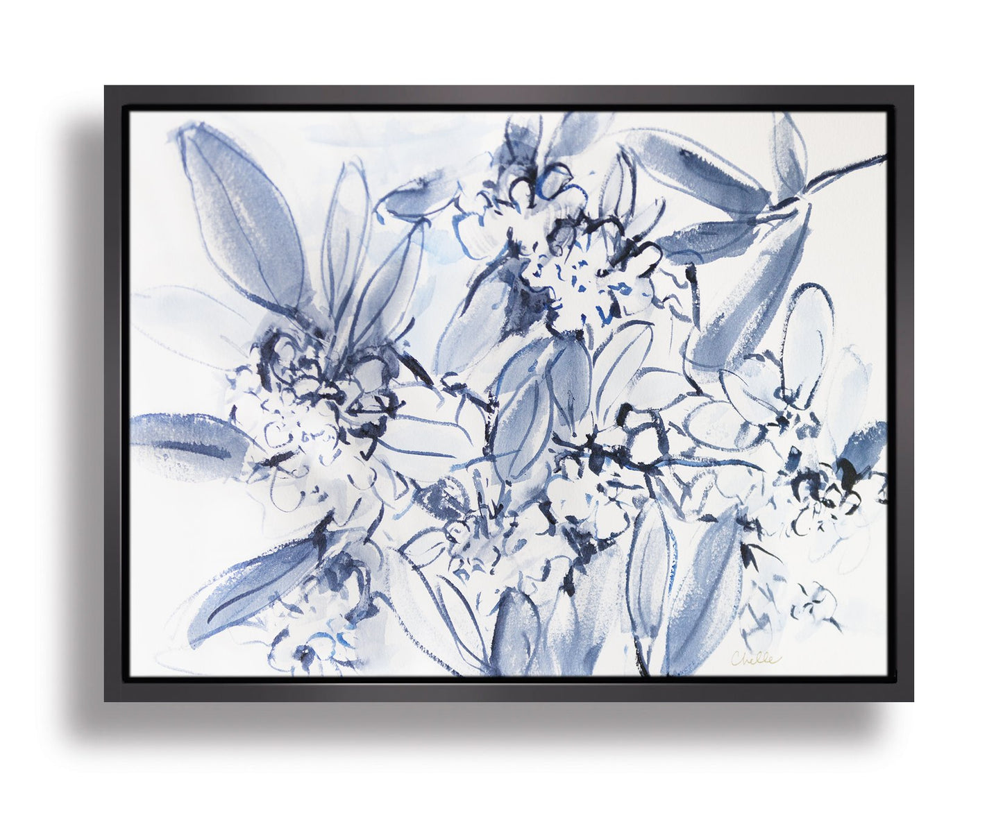 Bluerhoda by Chelle Gunderson - Art Print
