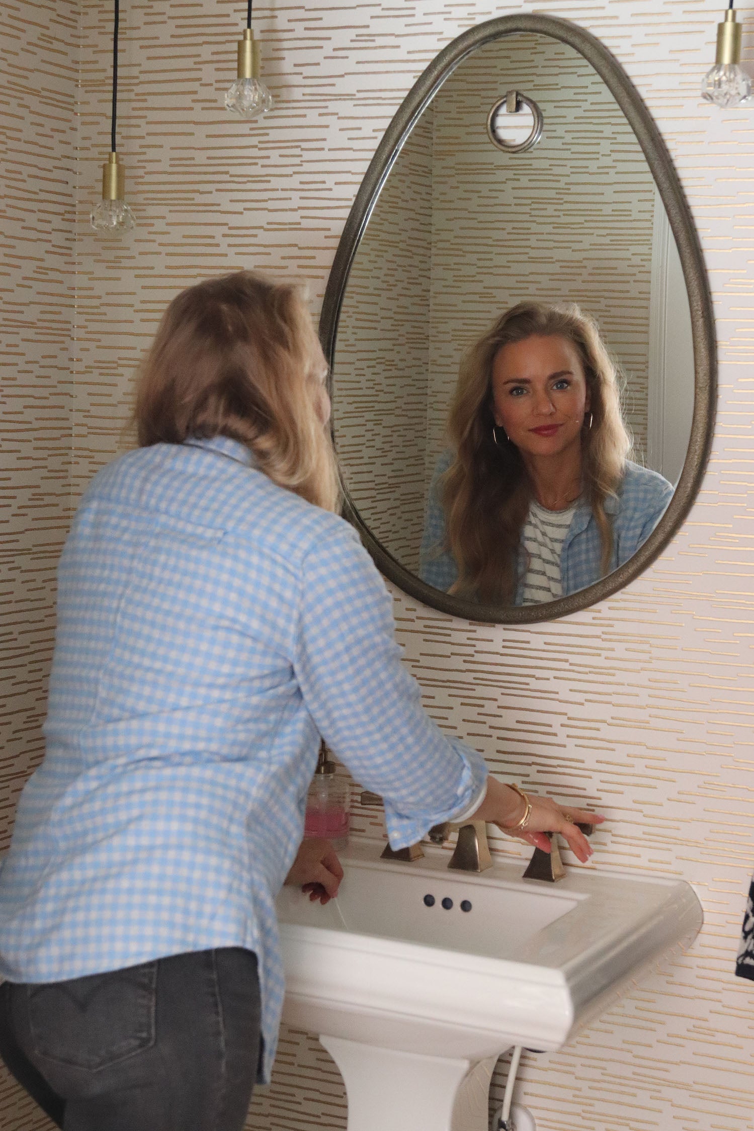 Sierra Metallic Gold - Wallpaper