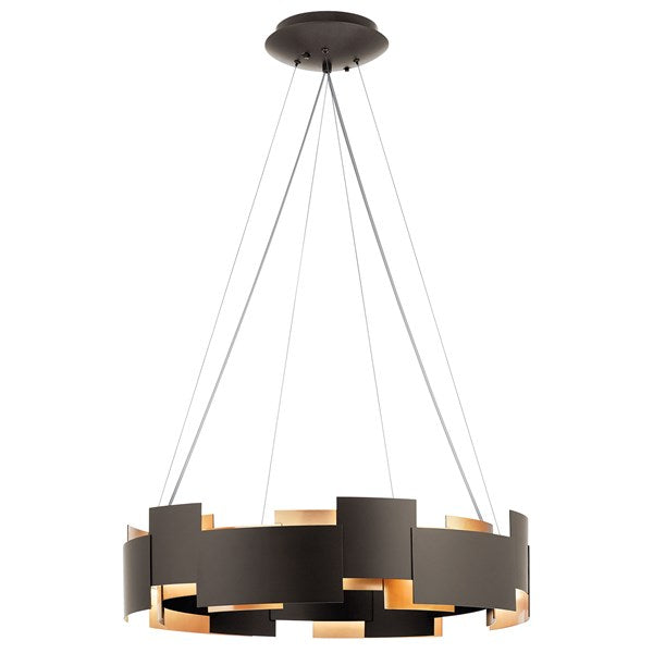 Moderne 26.5 LED Chandelier Olde Bronze - lighting
