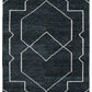 Charcoal Solitaire Area Rug