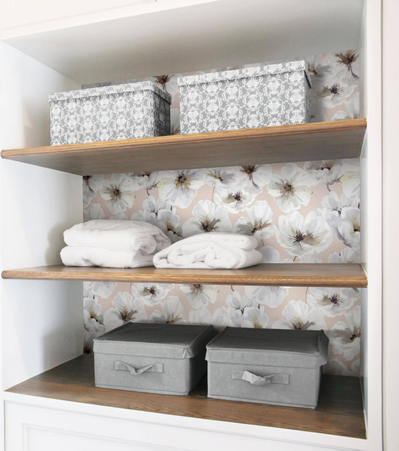 Hawthorn Blossom Wallpaper - Blush