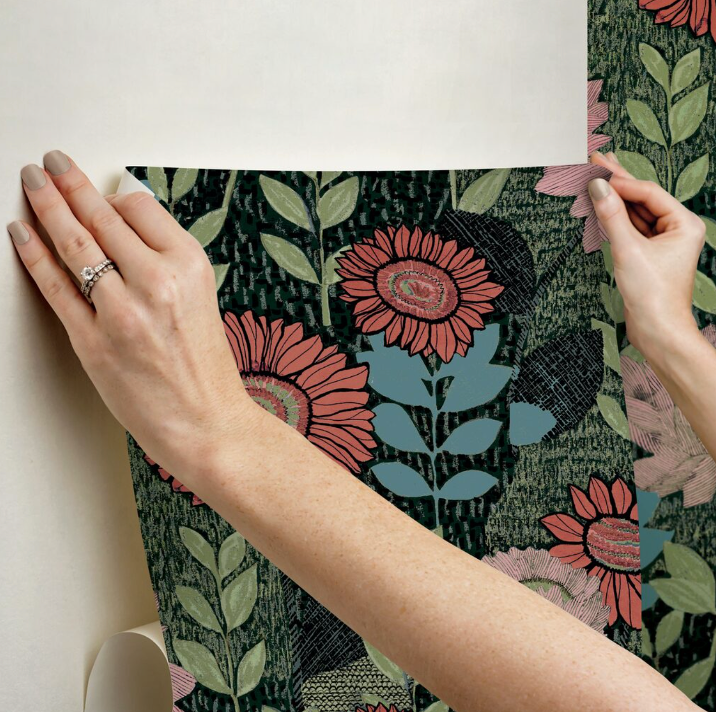 Botanical Garden Wallpaper - Greens