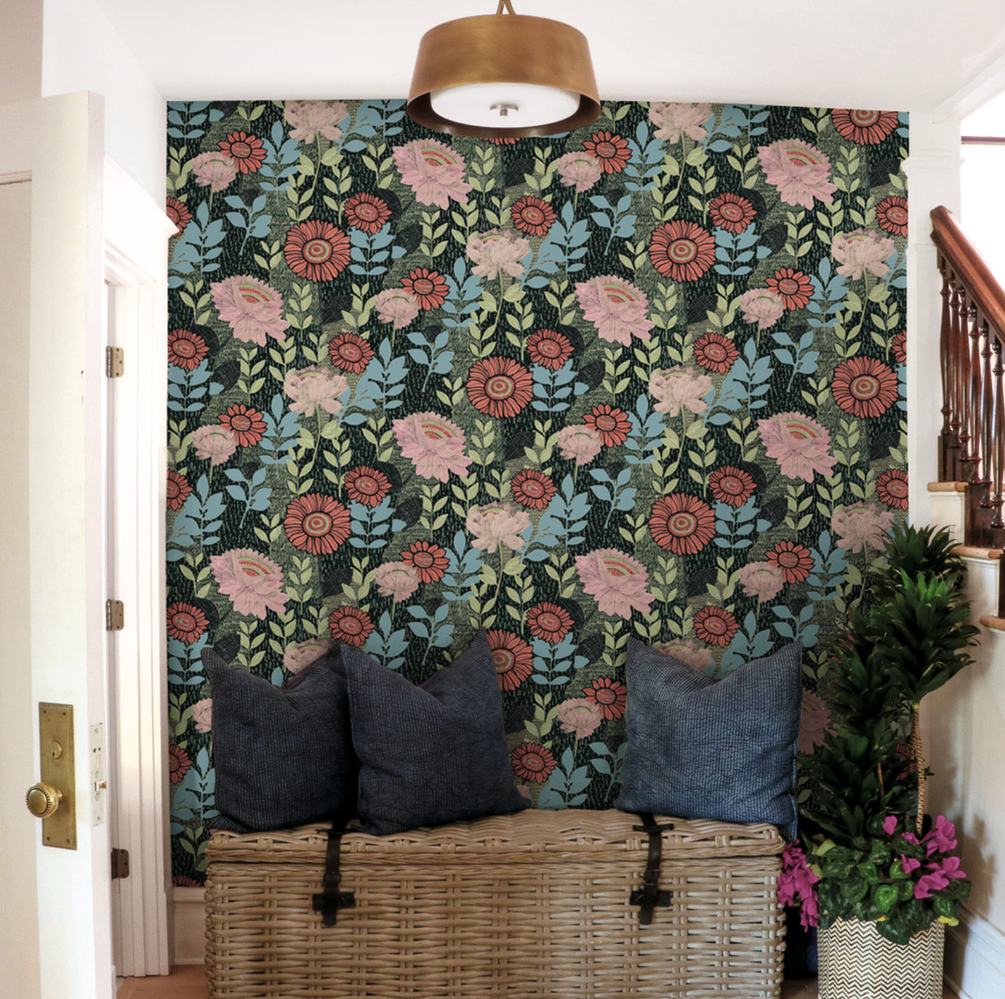 Botanical Garden Wallpaper - Greens