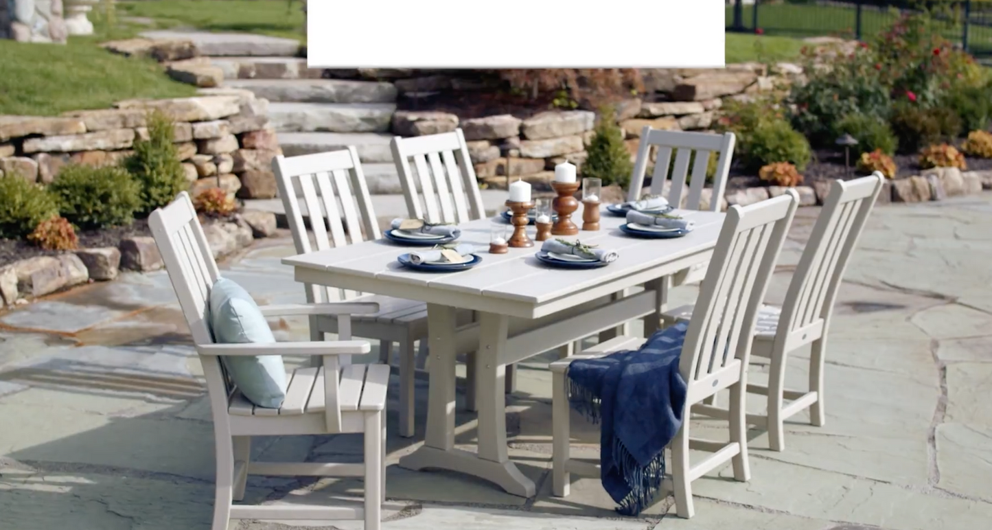 Farmhouse Trestle Dining Table 37" x 72"