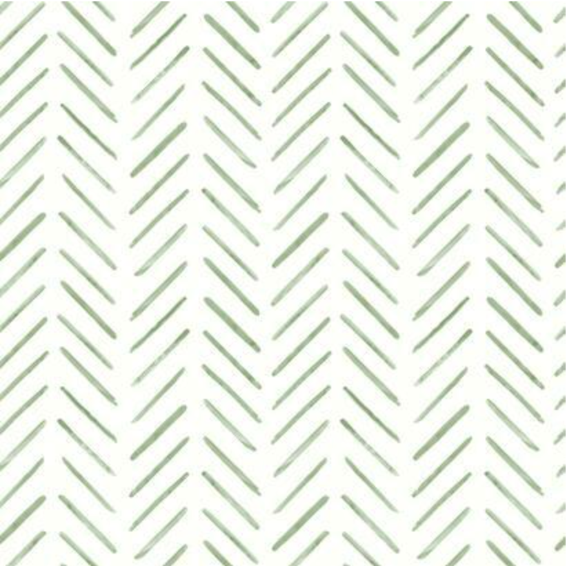 Painted Herringbone Wallpaper