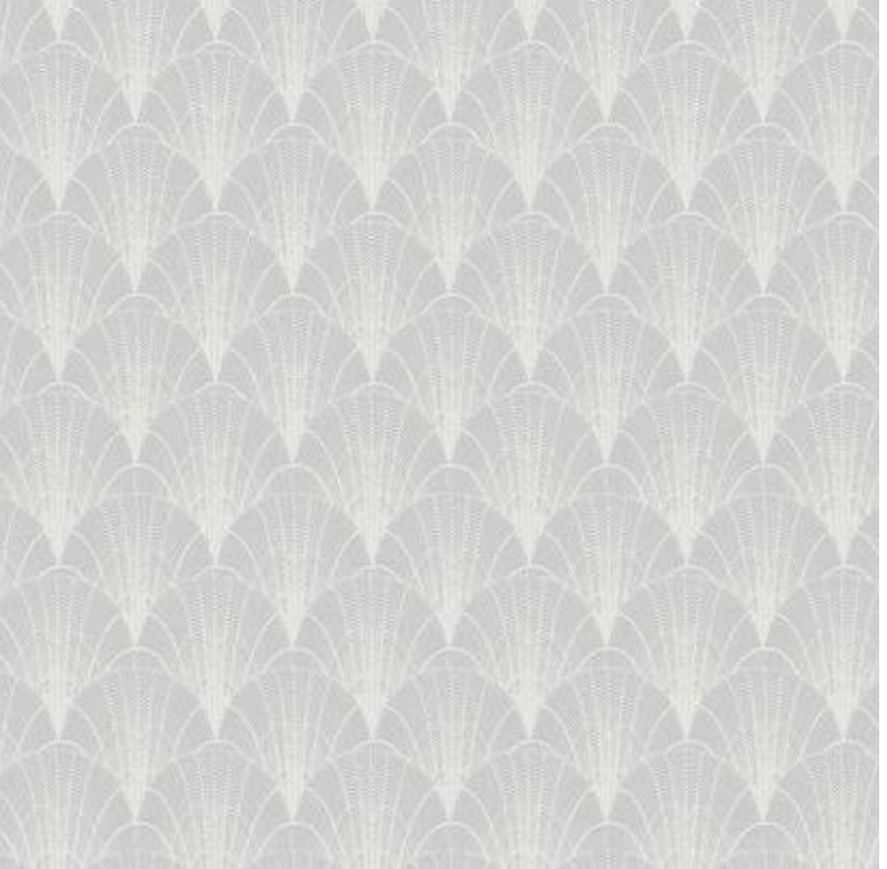 Scalloped Pearls Wallpaper