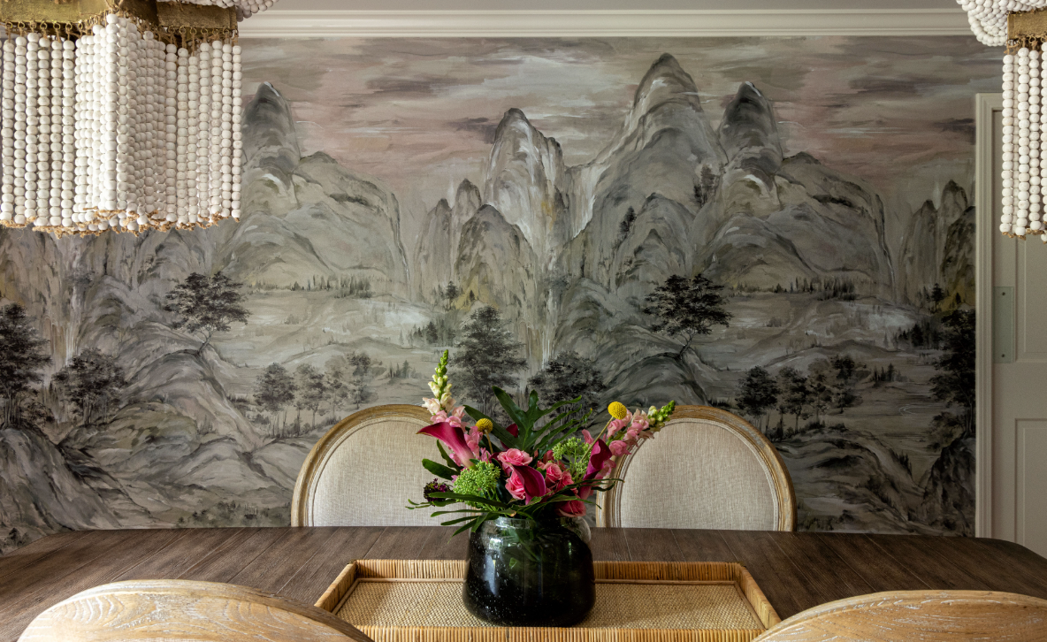 Misty Mountain Wall Mural