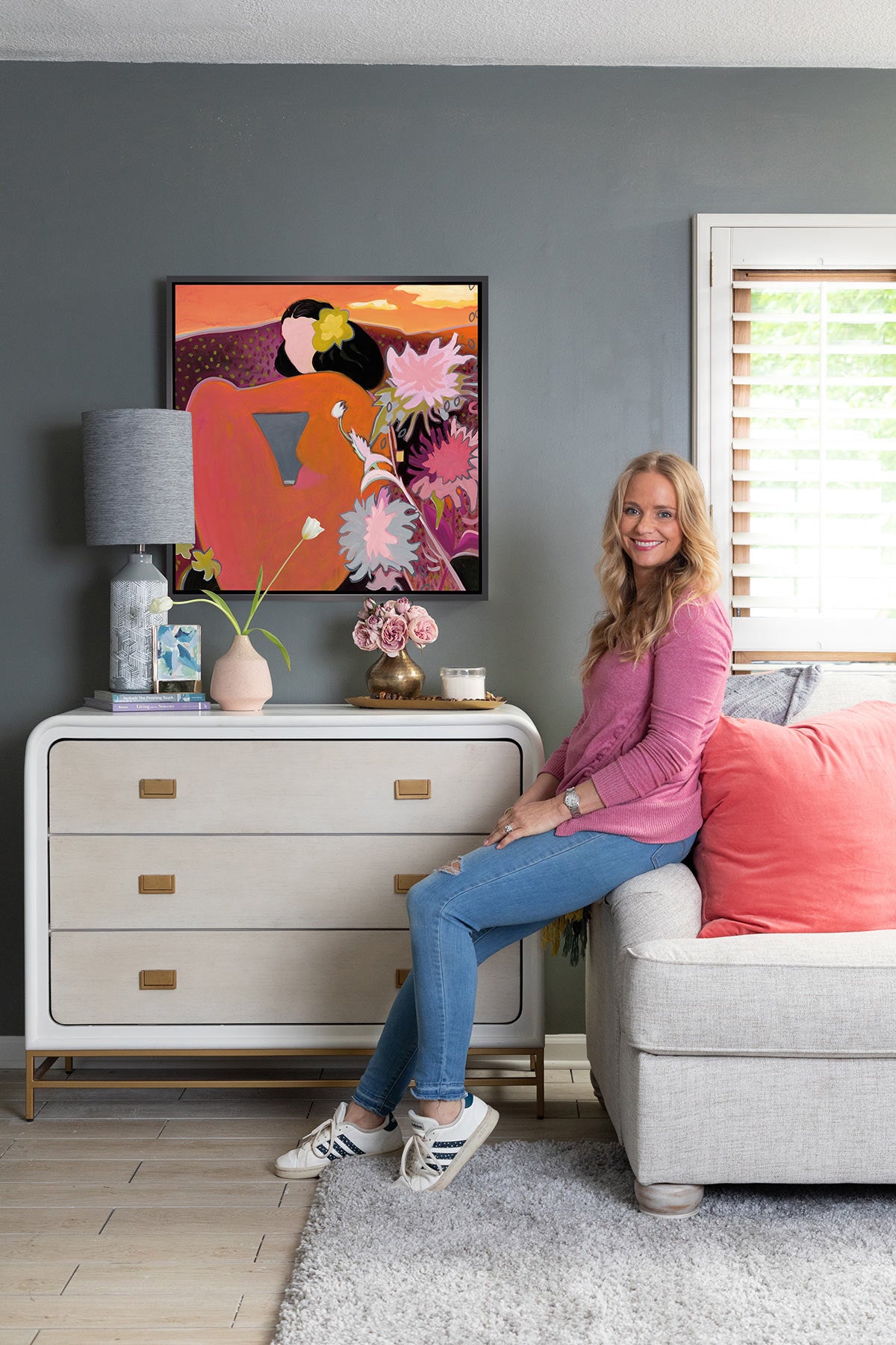 "Sittin Pretty" by Ellen Dieter - Art Print - Growing Days by Tamara Day