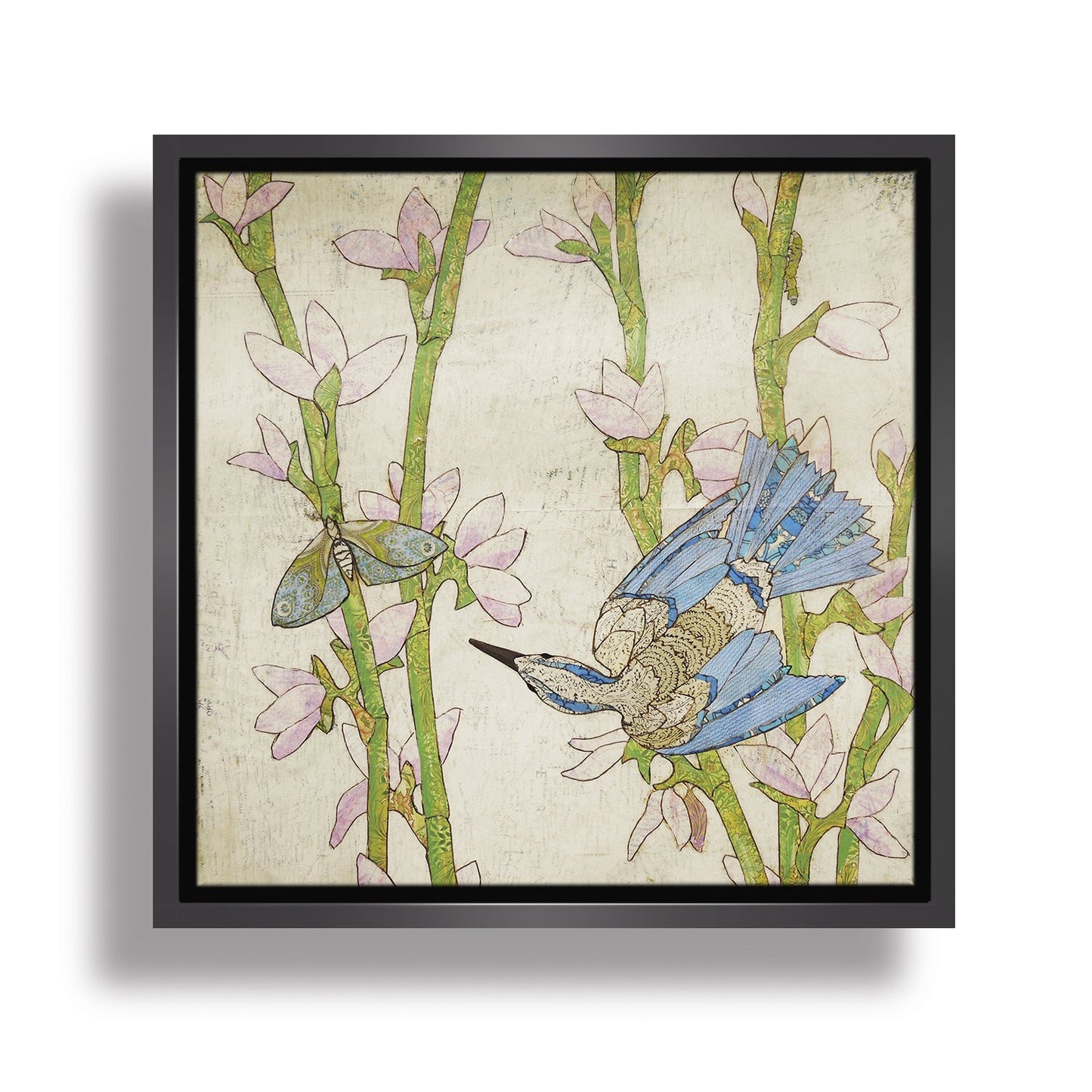 Bluebird Story by Karen Sikie - Art Print