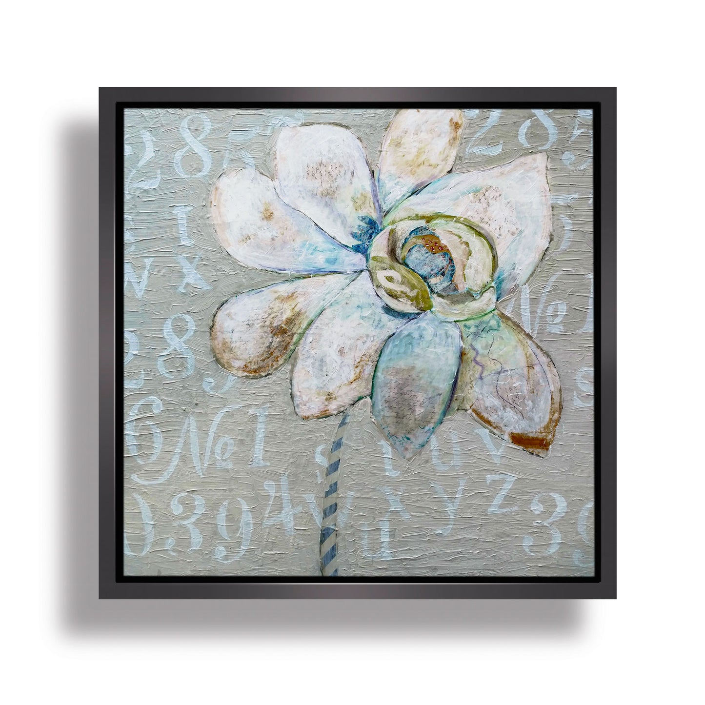Flower In White by Nathaniel Mather - Art Print