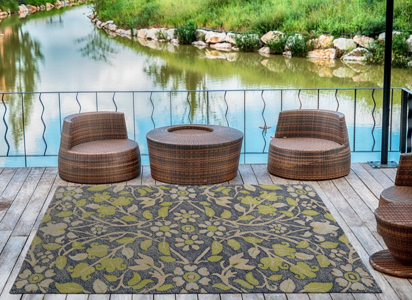 Weathered Navy Area Rug