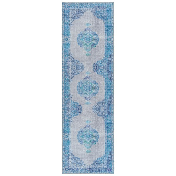 Boho Blue Area Rug - rug
