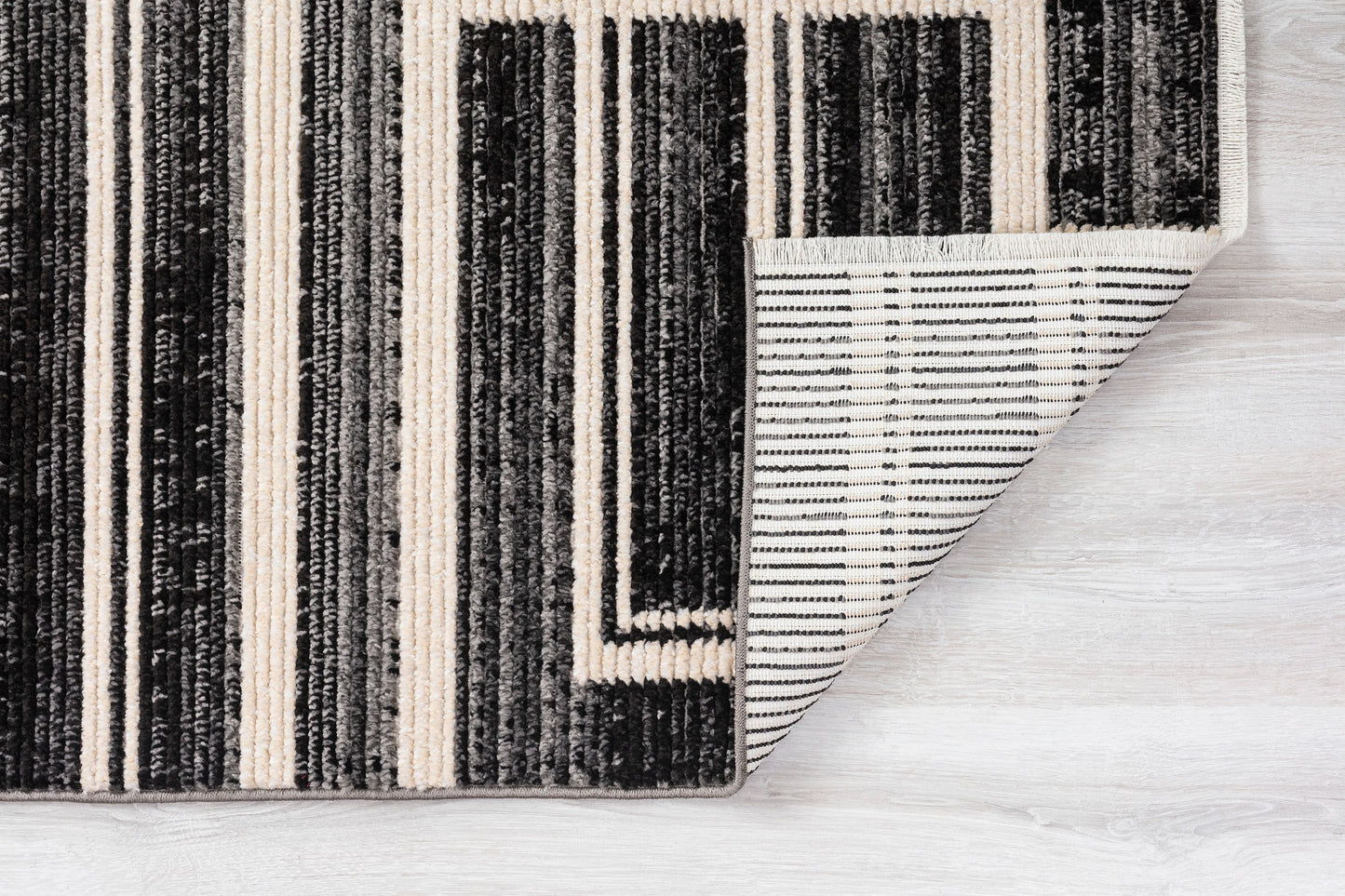 Black Tetris Rug