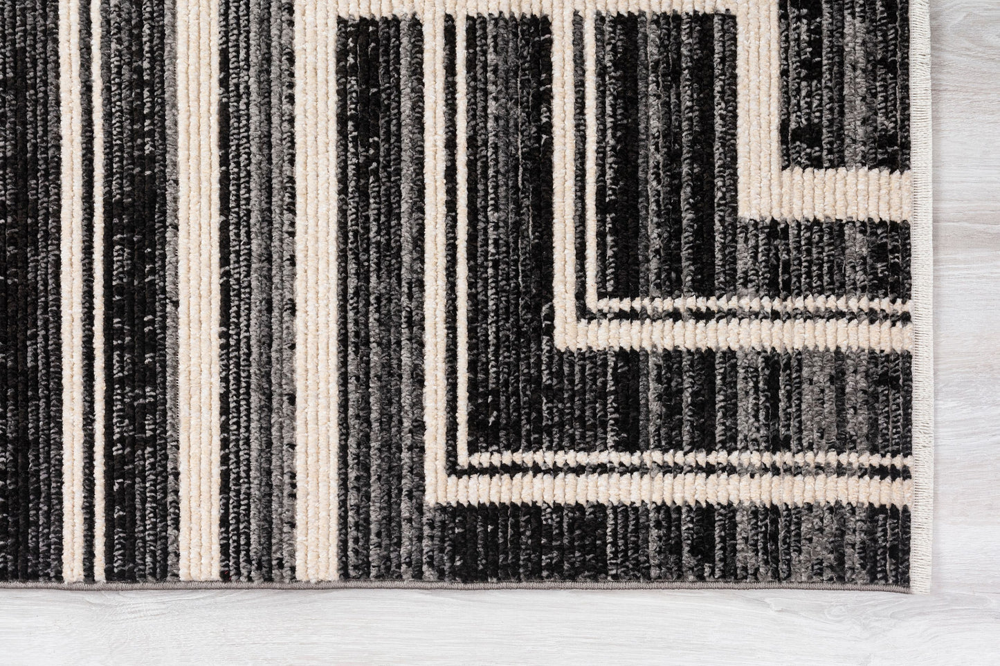Black Tetris Rug