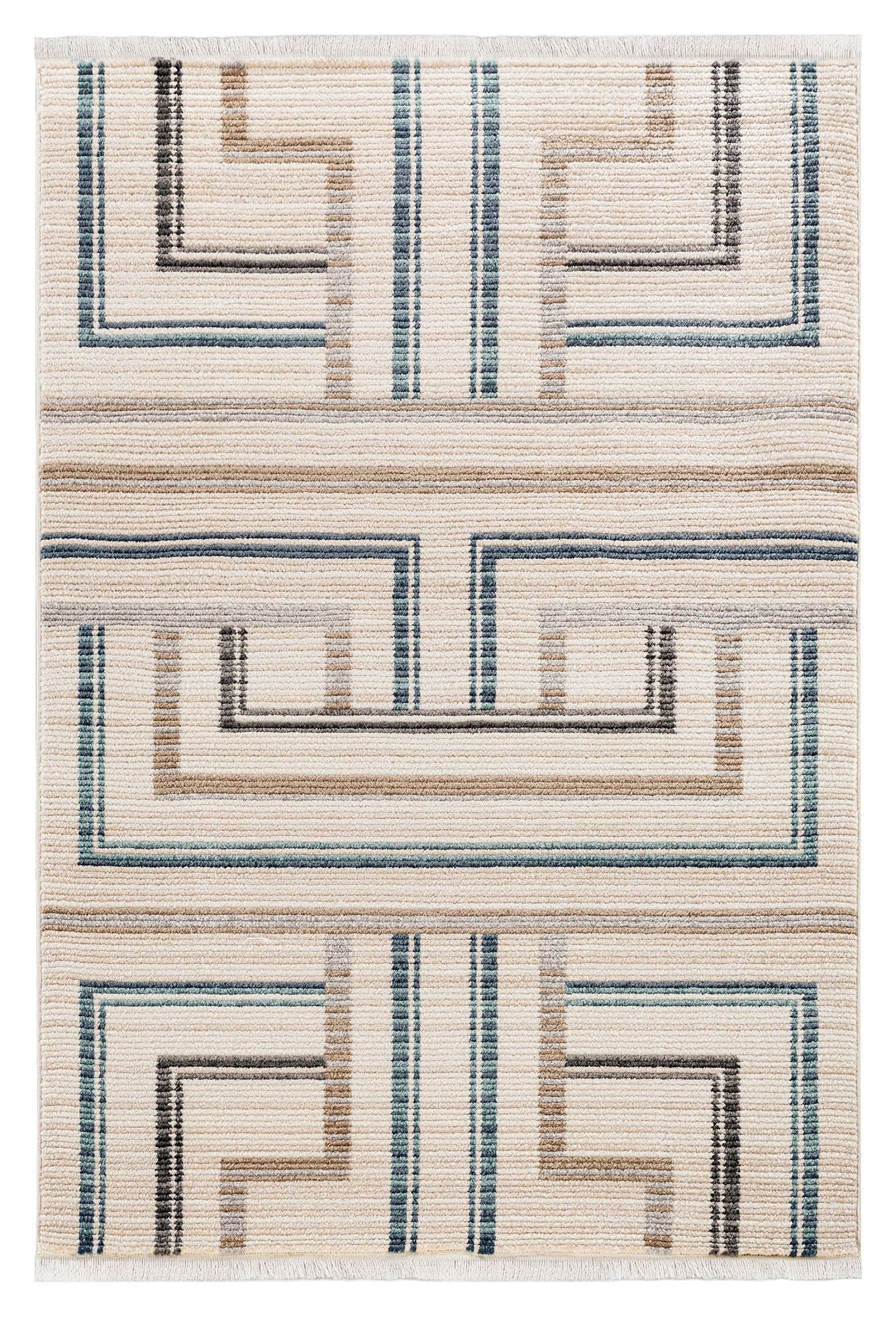 Denim Tetris Rug