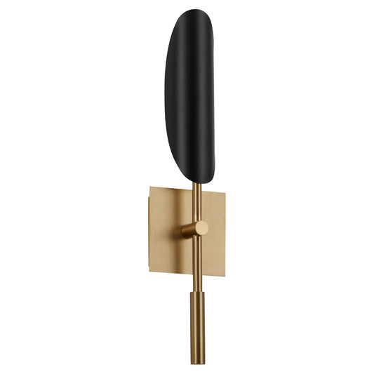 Pivot Wall Mount - Black/Aged Brass