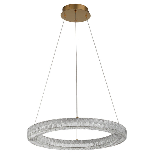 Elan 24" Pendant - Aged Brass