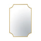 Carlton Mirror - 33" Gold