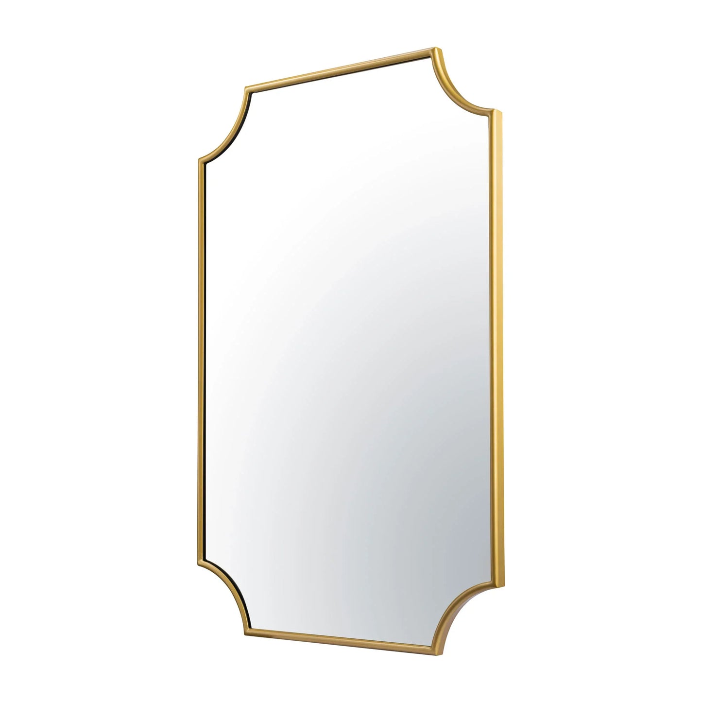 Carlton Mirror - 33" Gold