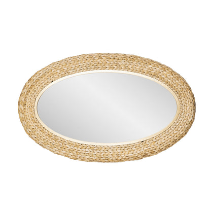 COMING SOON - Athena Oval Wall Mirror Natural