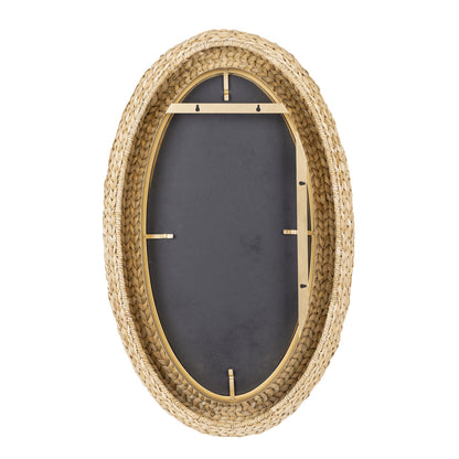 COMING SOON - Athena Oval Wall Mirror Natural