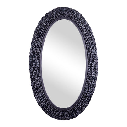 COMING SOON - Athena Oval Wall Mirror Midnight Blue