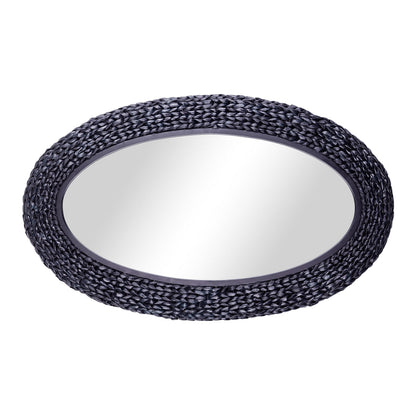 COMING SOON - Athena Oval Wall Mirror Midnight Blue