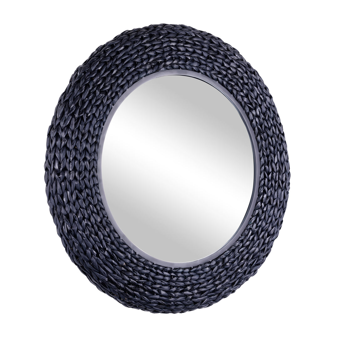 COMING SOON - Athena 30" Round Wall Mirror Midnight Blue